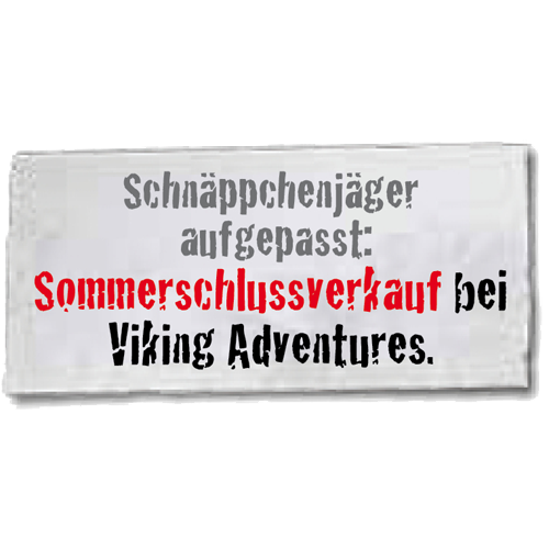 Sommer-Schuss-Verkauf bei Viking Adventures