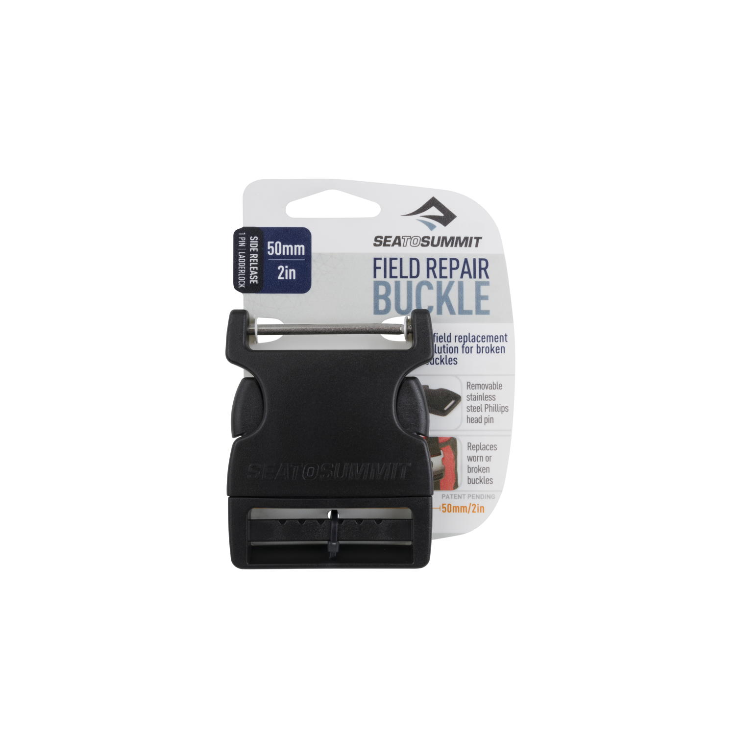 Sea to Summit Field Repair Buckle Ersatzschnalle - 50mm Side Release 1 Pin