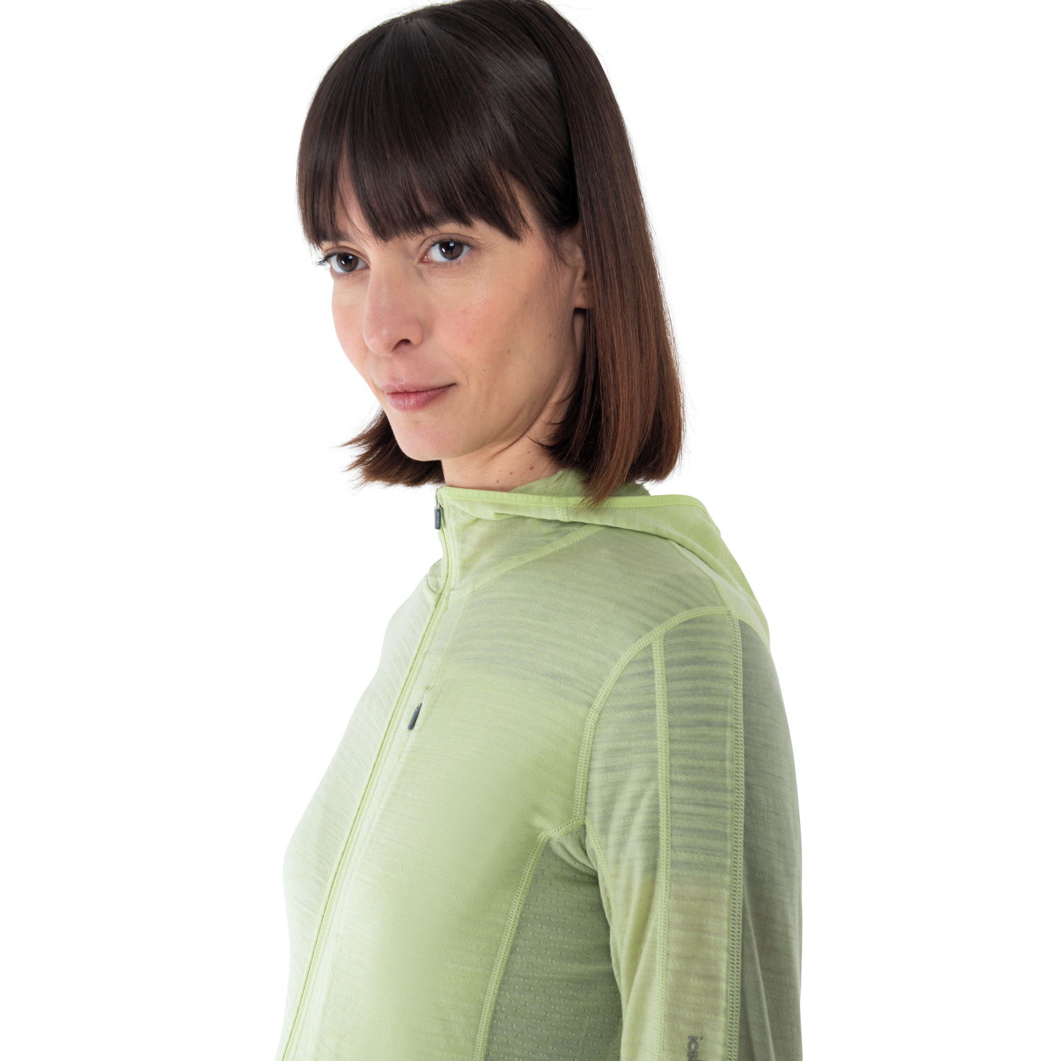 Icebreaker Merino Blend 200 Realfleece Descender Half-Zip-Hoodie Damen – Bild 4