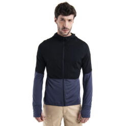 Icebreaker Merino Blend 200 Realfleece Descender Half-Zip-Hoodie Herren