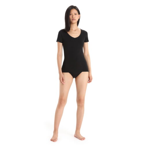 Icebreaker Merino Siren Kurzarmshirt Sweetheart Damen – Bild 4