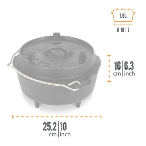Petromax Feuertopf ft3 Kochtopf – Bild 2