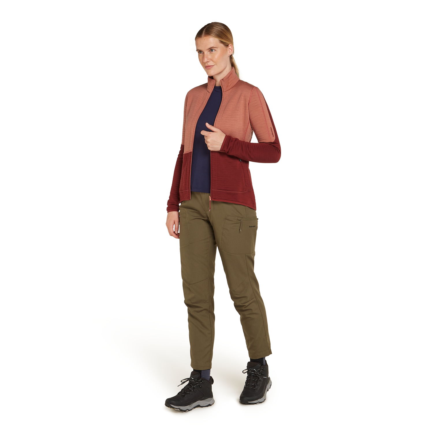 Icebreaker Merino 400 RealFleece™ Descender Zip-Jacke Damen – Bild 4