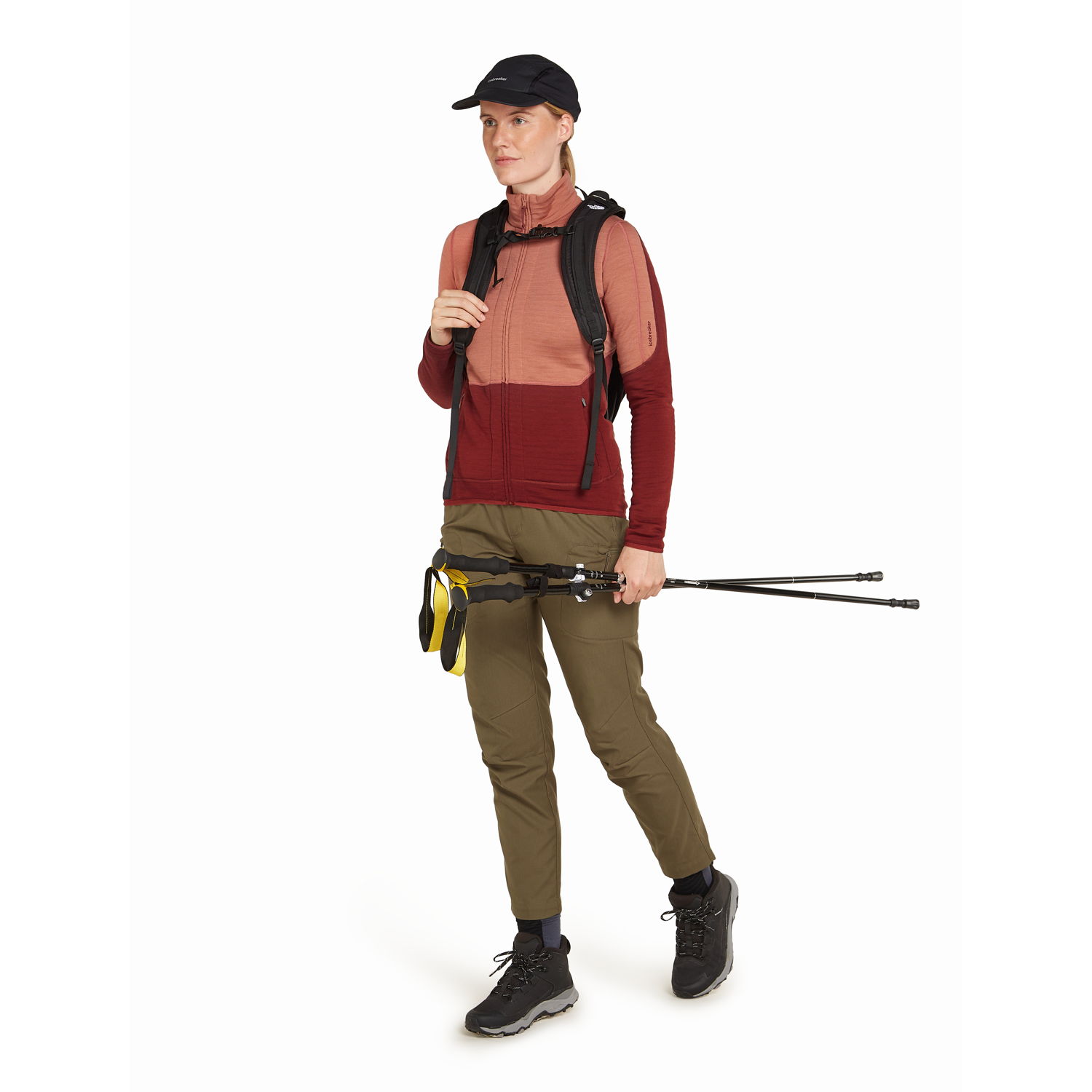 Icebreaker Merino 400 RealFleece™ Descender Zip-Jacke Damen – Bild 5