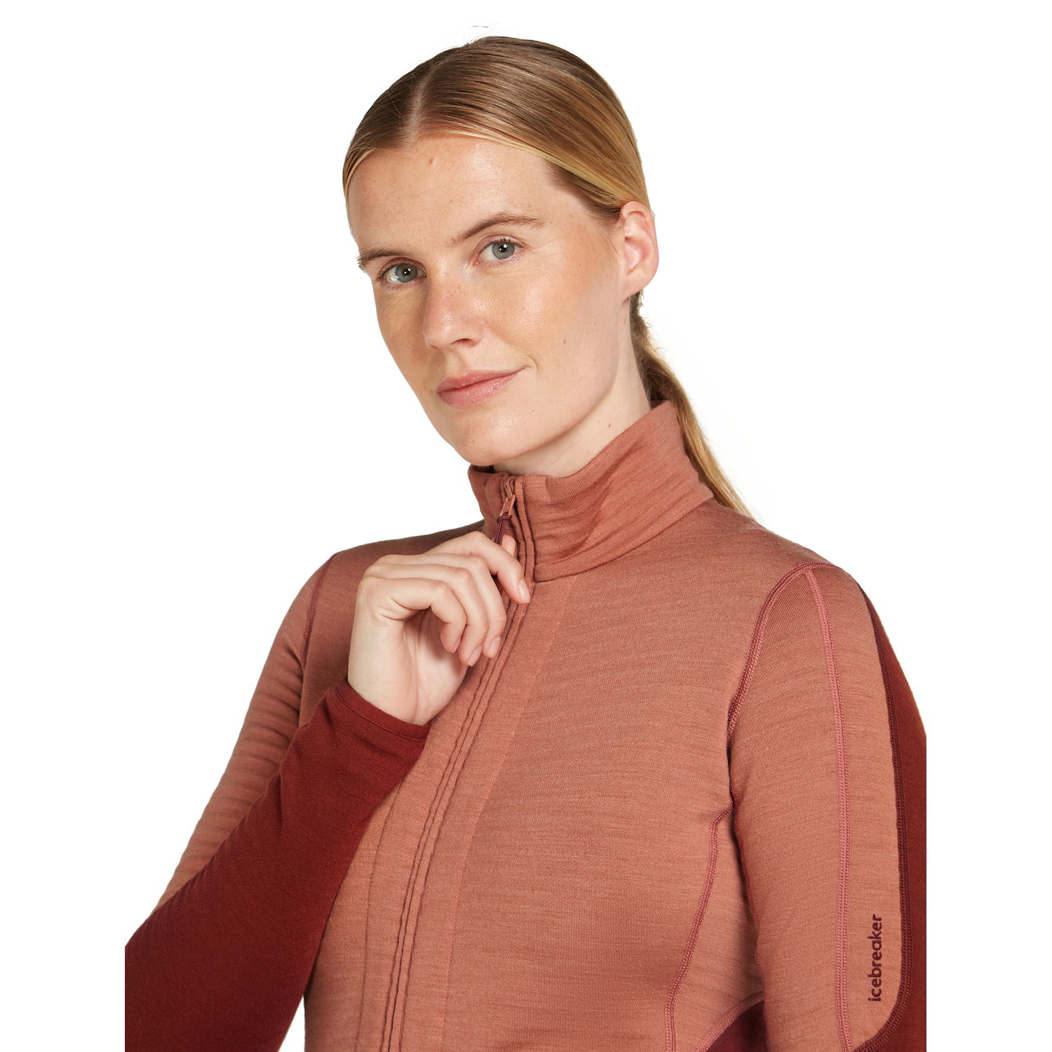 Icebreaker Merino 400 RealFleece™ Descender Zip-Jacke Damen – Bild 6