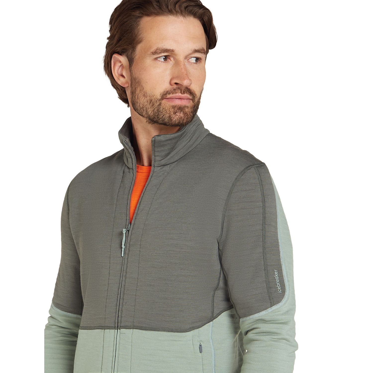 Icebreaker Merino 400 RealFleece™ Descender Zip-Jacke Herren – Bild 4