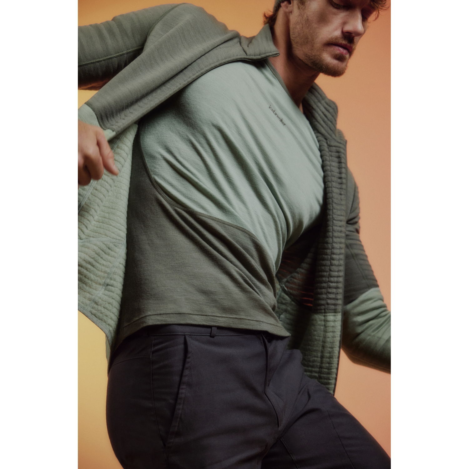 Icebreaker Merino 400 RealFleece™ Descender Zip-Jacke Herren – Bild 8