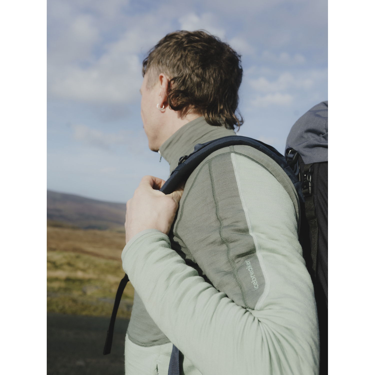 Icebreaker Merino 400 RealFleece™ Descender Zip-Jacke Herren – Bild 12