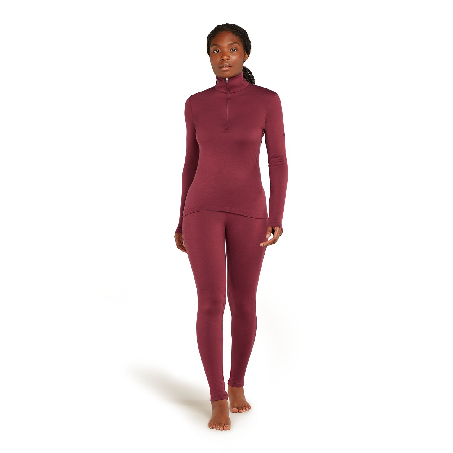 Icebreaker Merino 260 Tech Thermo-Langarmshirt mit halblangem Reißverschluss Damen – Bild 3