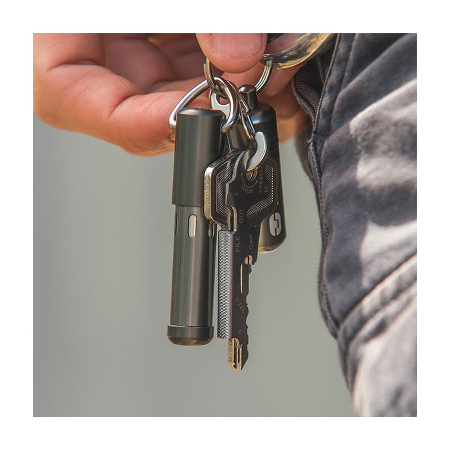 True Utility Telescopic Pen Schlüsselring-Kugelschreiber – Bild 5