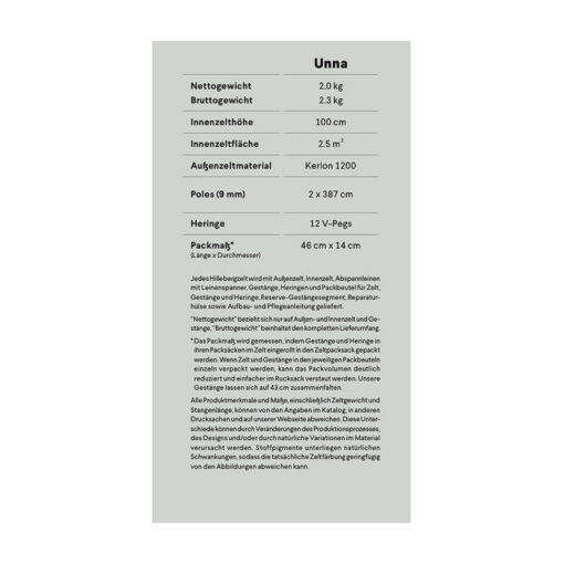 Hilleberg Unna, sand – Bild 4
