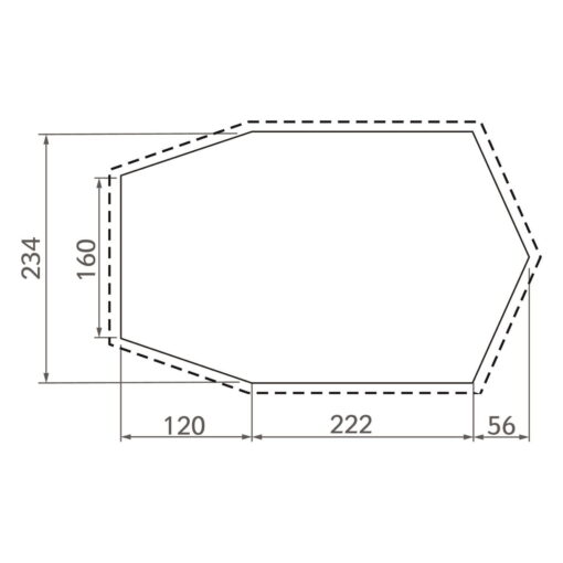 VauDe Footprint Campo Grande XT 4P Zeltbodenunterlage – Bild 2