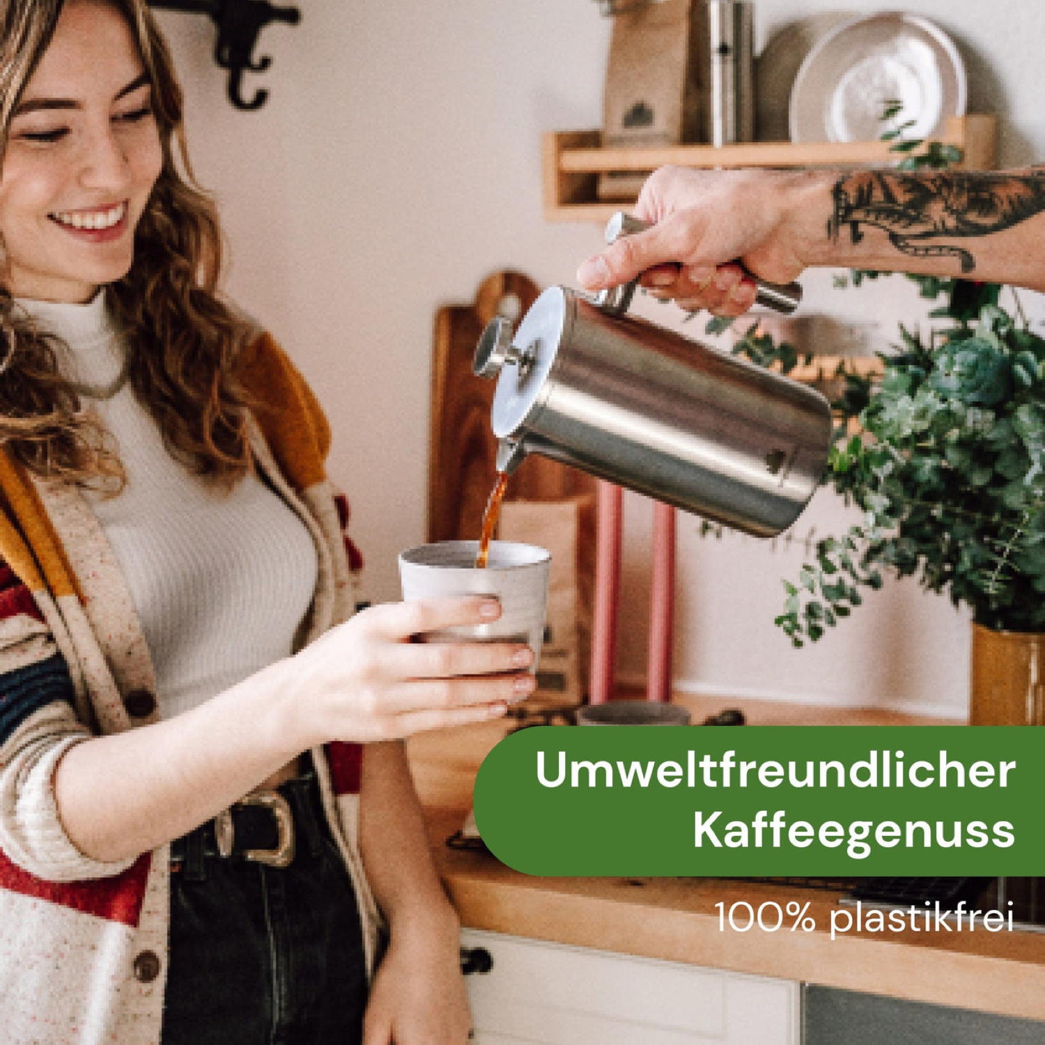 Grønenberg French Press 0,6 Liter inkl. Ersatz-Filter – Bild 5