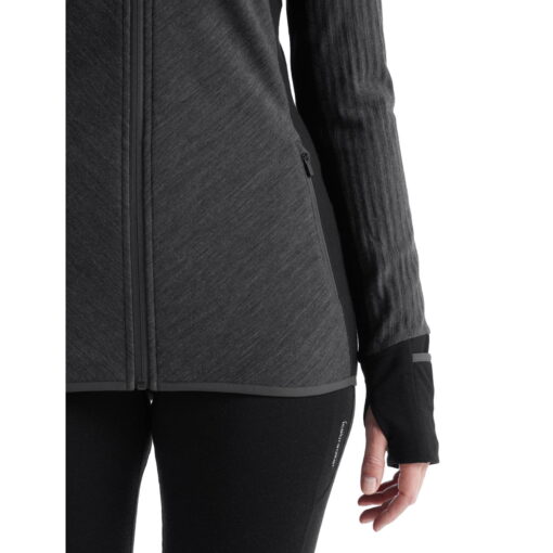 Icebreaker Ws Descender LS Zip – Bild 7