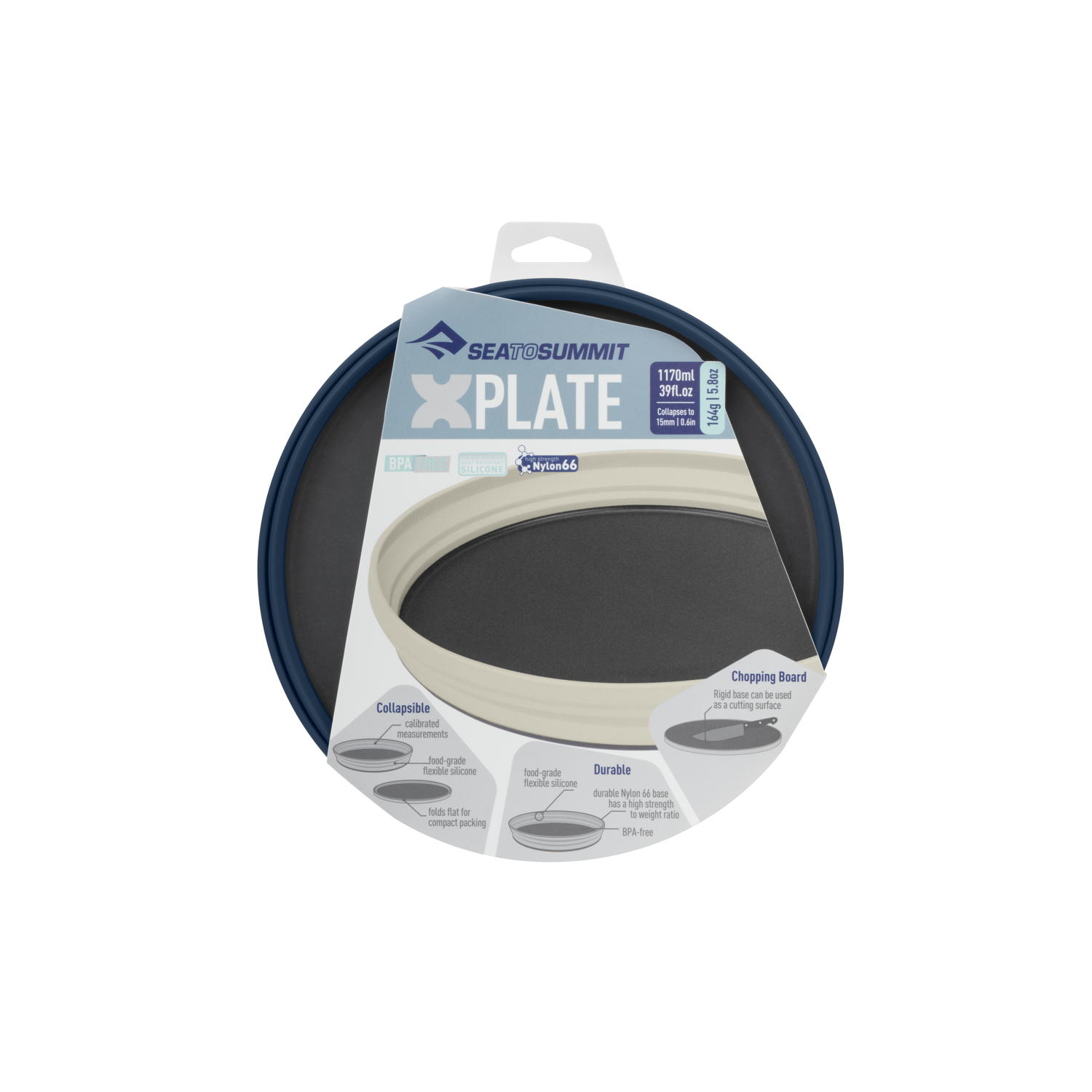 Sea to Summit X-Plate Teller, navy blue – Bild 3